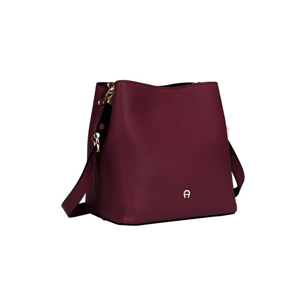 Delia S Hobo Bag, burgundy, Aigner