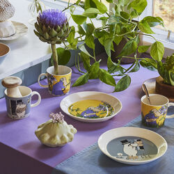 Moomin Plate &Oslash; 19 cm Moominpappa, Moomin Arabia