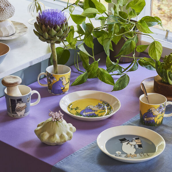 Moomin Plate &Oslash; 19 cm Moominpappa, Moomin Arabia