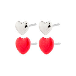 MAEVE Studs 2 set, silver plated, Pilgrim