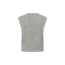 CharlyePW Waistcoat, medium grey melange, Part Two