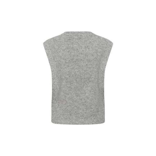 CharlyePW Waistcoat, medium grey melange, Part Two