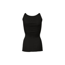 Silk Top w/ Elastic Band, black, Rosemunde