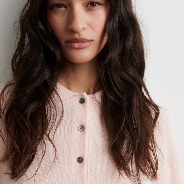 Longo Knit LS Collar, pale dogwood, Second Female