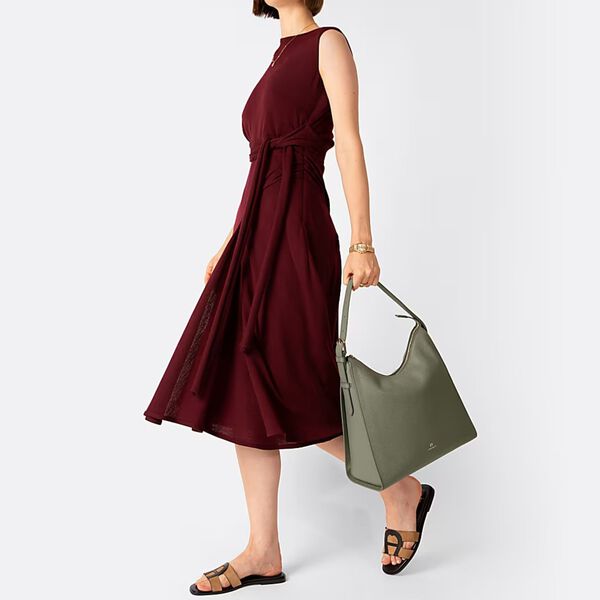 Ivy Hobo Bag L, moss green, Aigner