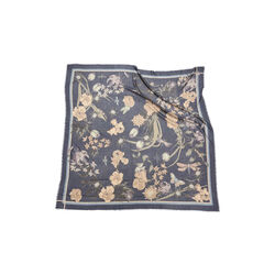 LIVING GARDEN scarf, blue, Bella Ballou