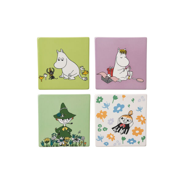 Moomin coasters 4 pcs., Moomin Arabia