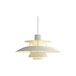 PH 5 Mini Monochrome Pendant, monochrome pale pewter, Louis Poulsen