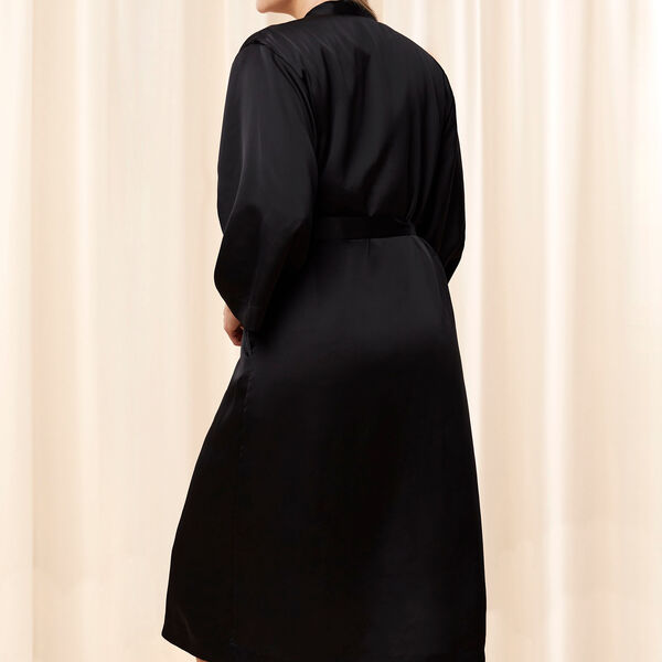 Robes Satin Robe 01, black Robes Satin Robe 01, black, Triumph