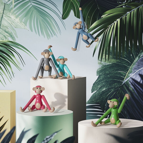 Monkey Mini, grey, Kay Bojesen Denmark