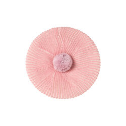 Alexo Knitted Beret, flamingo stripe, MarMar Copenhagen