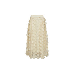 PD-Donna Dot Skirt, oyster white, Pieszak