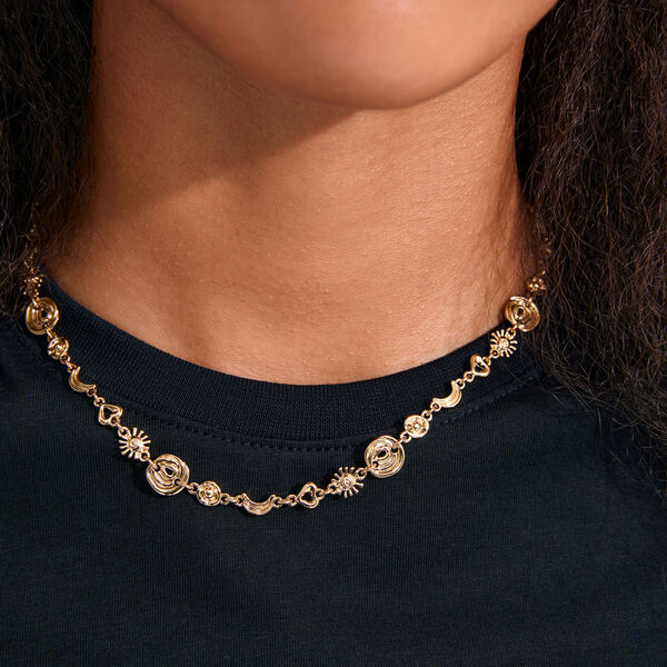 MISHA necklace, gold plated, Pilgrim