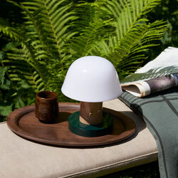 Setago JH27 Portable Table Lamp, nude/forest, &Tradition