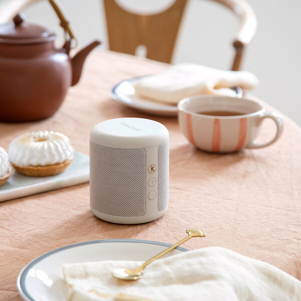 Karl Bluetooth speaker, soft white, Kreafunk