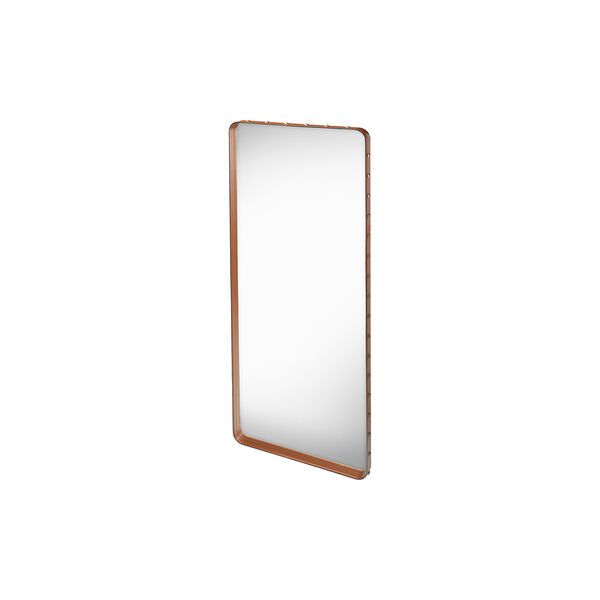 Adnet Rectangular Wall Mirror, tan Adnet Rectangular Wall Mirror, tan, GUBI