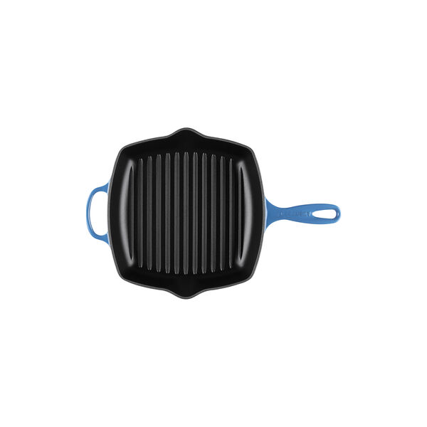 Signature cast iron square grillit 26 cm, azure, Le Creuset