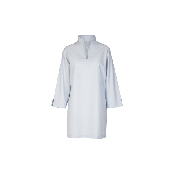 Anna Nightshirt, pinstriped blue/white, Geismars Væverier