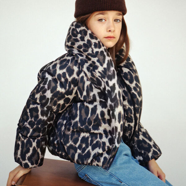 Heylee Jacket, brushed leo, Molo