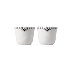 Black Lace Thermal Mug 26 cl 2 pcs, Royal Copenhagen