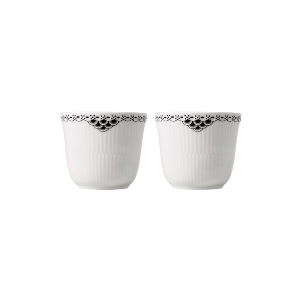 Black Lace Thermal Mug 26 cl 2 pcs, Royal Copenhagen