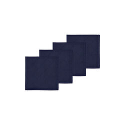 Tiles Damask Cloth Napkins, indigo, Södahl