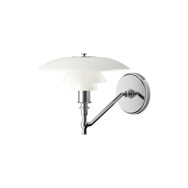 PH 3/2 Wall Lamp, chrome, Louis Poulsen
