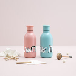 Moomin ABC vacuum insulated bottle 0,5 L, moomin salmon, RIG-TIG