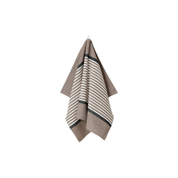 ABILD Kitchen Towel, walnut, Georg Jensen Damask