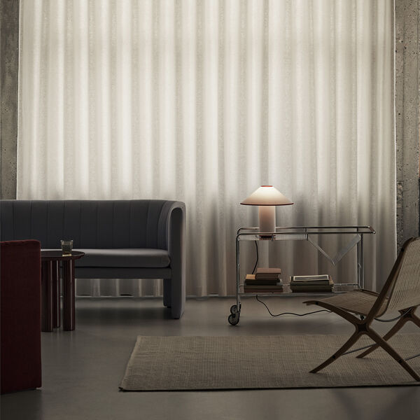 Colette ATD6 Table Lamp, white/merlot, &Tradition