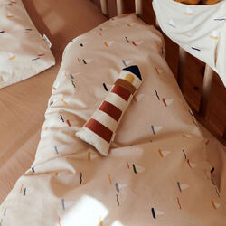 Juno Junior Bedding, pond boats, Dear April
