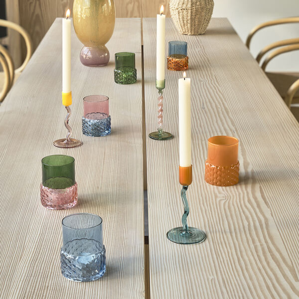 Styles Tealight holder, amber, Villa Collection