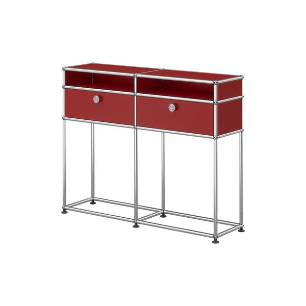 USM Haller | Model M51 | USM Ruby Red | Table, USM Haller