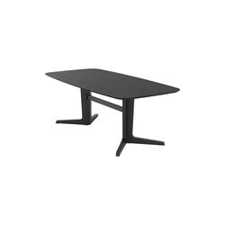 BPS201 Holmen Dining Table, black lacquered oak, Bernh. Pedersen & S&oslash;n
