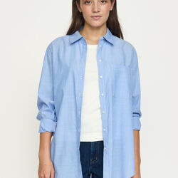 SRVeronica Striped Shirt, stripe blue bonnet, Soft Rebels