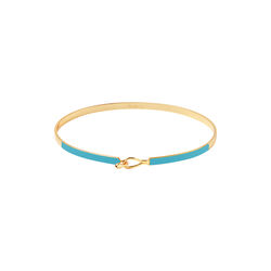 LILY Bracelet, turquoise blue, bangle up