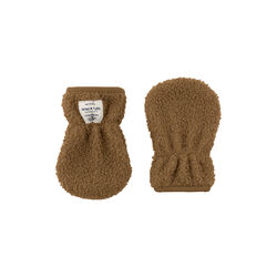 MATWOLMER Teddyfleece Mittens, otter brown, Mini A Ture