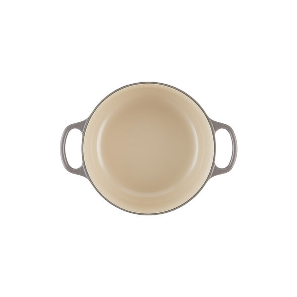 Signature round cast iron pot &Oslash; 20 cm, flint, Le Creuset