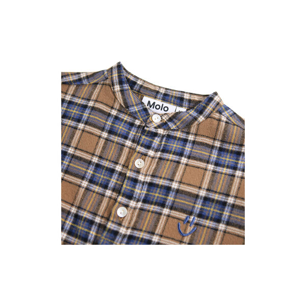 Enoz Shirt, fawn check, Molo