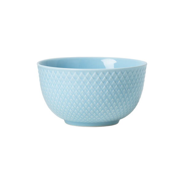 Rhombe Color Bowl, turquoise, Lyngby Porcelæn