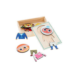 Moody Jules Puzzle 6x3 pcs., Vilac