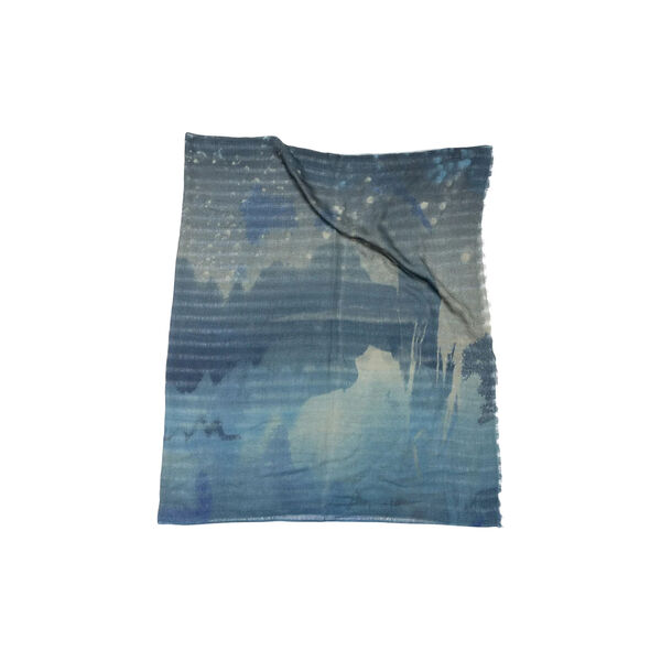 KISSED BY THE RAIN scarf, blue, Bella Ballou