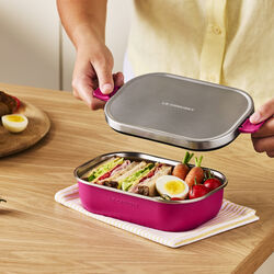 On The Go Lunch box, berry, Le Creuset
