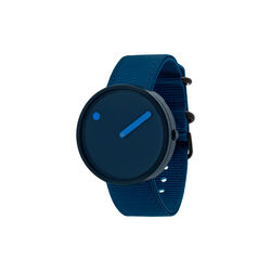 PICTO Wrist Watch, navy blue/matt blue/navy blue, PICTO