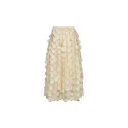 PD-Donna Dot Skirt, oyster white, Pieszak