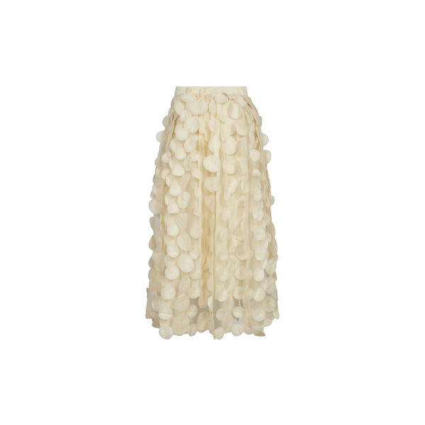 PD-Donna Dot Skirt, oyster white, Pieszak
