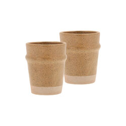 Evig Mug 2 pcs, amber, Villa Collection