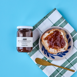 Jam Rhubarb, raspberry & vanilla, Nicolas Vah&eacute;