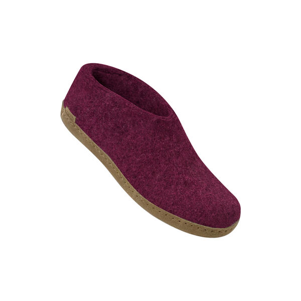 Felt Shoe, cranberry, Glerups