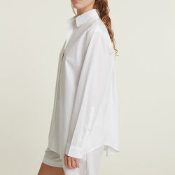 Silje LS Shirt, bright white, Basic Apparel